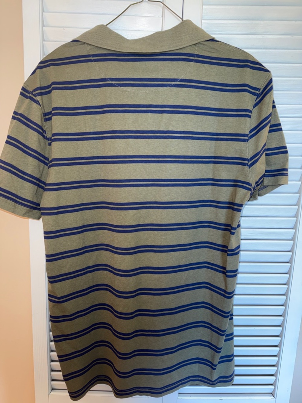 Rodd & Gunn Olive and Navy Striped Polo - Picture 4 of 4